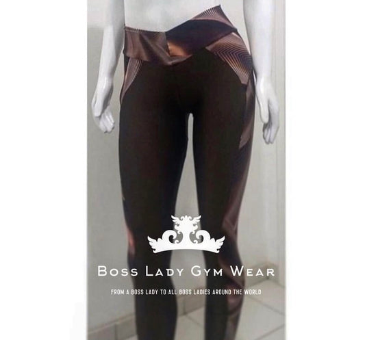 BOSS Printed leggings girl black 